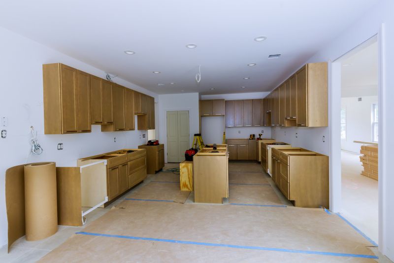 Finished Kitchen Cabinets